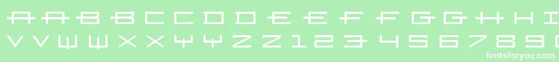 fuente Ramizregulara – Fuentes Blancas Sobre Fondo Verde