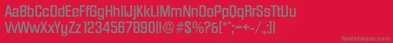 DiamanteserialMediumRegular Font – Gray Fonts on Red Background