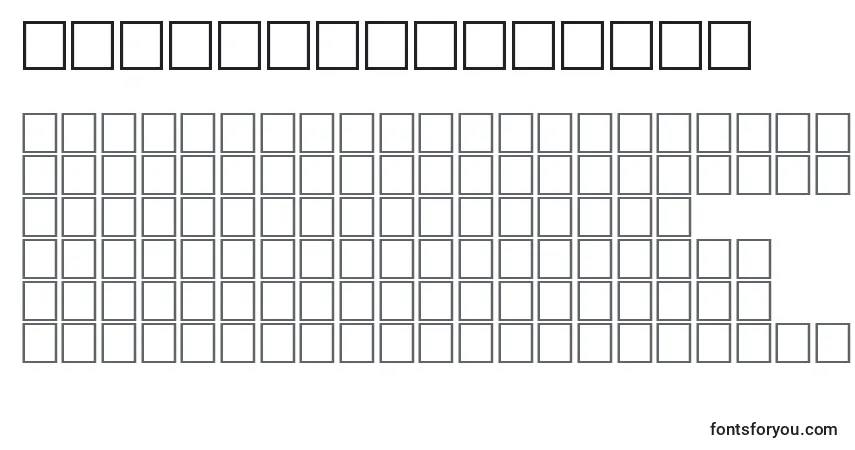 McsAseerSIWave.フォント–アルファベット、数字、特殊文字