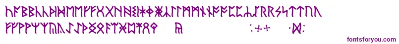 EnglishRunic-fontti – violetit fontit