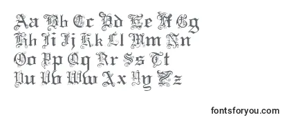 Review of the PaulsSwirlyGothicFont Font