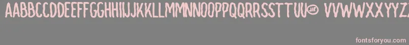 Jit Font – Pink Fonts on Gray Background