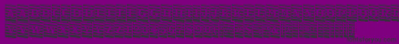 Więcej informacji o czcionce ATrianglercmmrdn Czcionka ATrianglercmmrdn – czarne czcionki na fioletowym tle