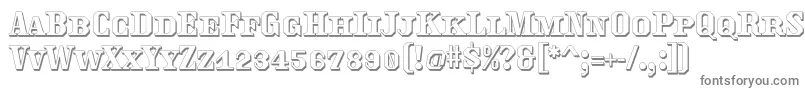 Traktoretkaoutline Font – Gray Fonts