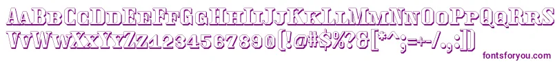 Traktoretkaoutline Font – Purple Fonts