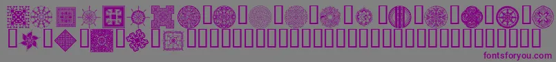fuente Wmdesigns2 – Fuentes Moradas Sobre Fondo Gris