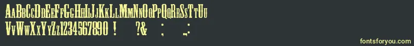 More about Blackhawk Font Blackhawk Font – Yellow Fonts on Black Background