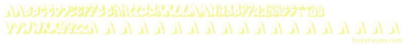 Docallismeonstreet Font – Yellow Fonts on White Background