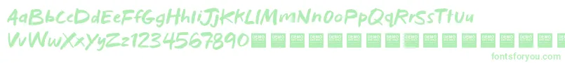 BadHabitsDemo-Schriftart – Grüne Schriften