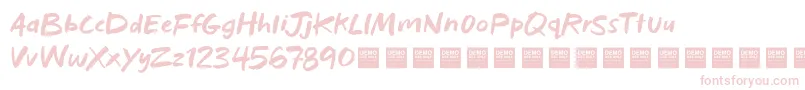 BadHabitsDemo-Schriftart – Rosa Schriften