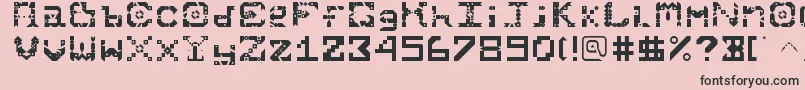 Starmunchies Font – Black Fonts on Pink Background