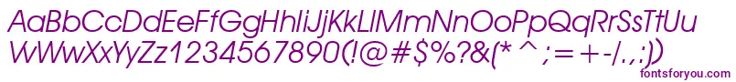 DeckerItalic Font – Purple Fonts