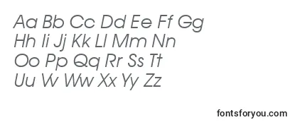 DeckerItalic-fontti