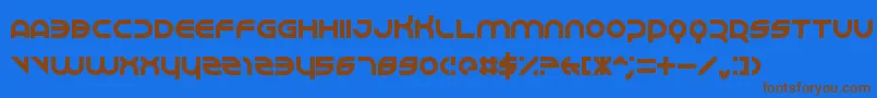 Подробнее о шрифте Perspire Шрифт Perspire – коричневые шрифты на синем фоне