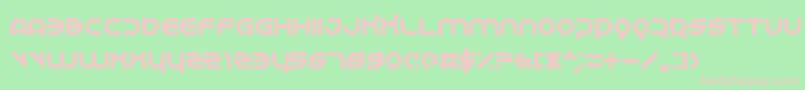 Perspire Font – Pink Fonts on Green Background