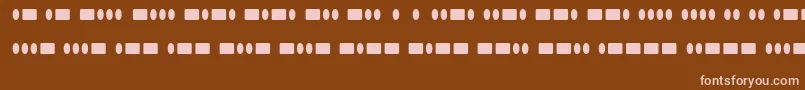 RadiosInMotionHard Font – Pink Fonts on Brown Background