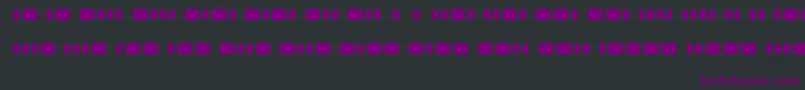 Шрифт RadiosInMotionHard – фиолетовые шрифты на чёрном фоне