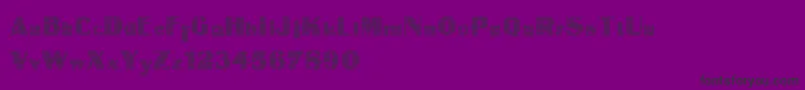 Шрифт IntellectaDigital – чёрные шрифты на фиолетовом фоне
