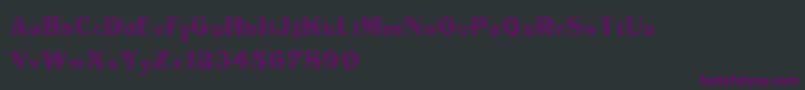 Шрифт IntellectaDigital – фиолетовые шрифты на чёрном фоне