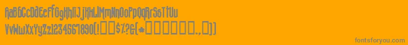 Подробнее о шрифте ConcreteShoes Шрифт ConcreteShoes – серые шрифты на оранжевом фоне