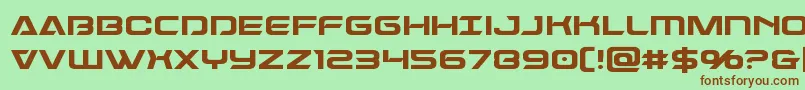 More about Dameron Font Dameron Font – Brown Fonts on Green Background
