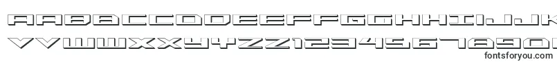 Trireme3D-Schriftart – Quadrocopter-Schriften