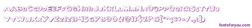 Шрифт QuartermainOutline – фиолетовые шрифты