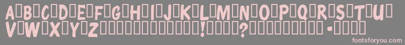 Weitere Informationen zur Chuncsb-Schriftart Chuncsb-Schriftart – Rosa Schriften auf grauem Hintergrund