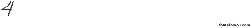 フォントBrooklynKid – フォント数字4