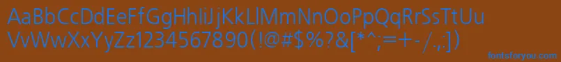 Freeset90nフォントについての詳細 フォントFreeset90n – 茶色の背景に青い文字