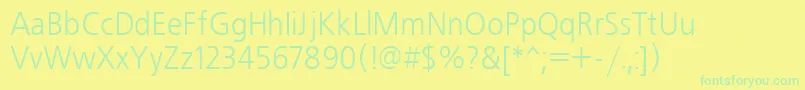Подробнее о шрифте Freeset90n Шрифт Freeset90n – зелёные шрифты на жёлтом фоне