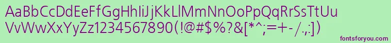 Freeset90nフォントについての詳細 フォントFreeset90n – 緑の背景に紫のフォント