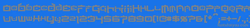More about NipponTechBold Font NipponTechBold Font – Gray Fonts on Blue Background