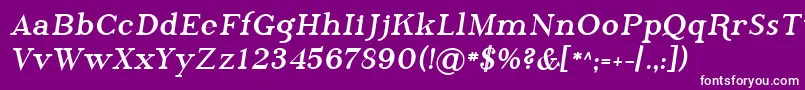 フォントSfphosphorusbromide – 紫の背景に白い文字