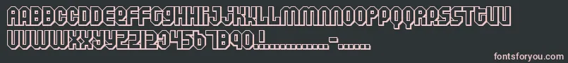 Air ffy Font – Pink Fonts on Black Background
