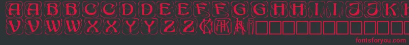 Konanur Font – Red Fonts on Black Background