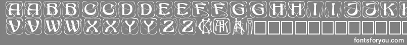 Konanur Font – White Fonts on Gray Background