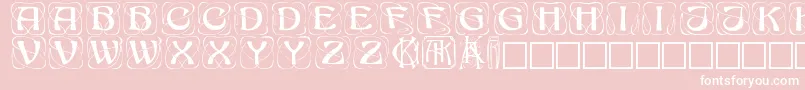 Konanur Font – White Fonts on Pink Background