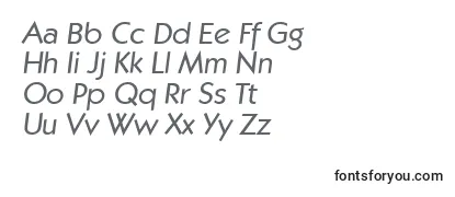 Review of the KoblenzserialItalic Font
