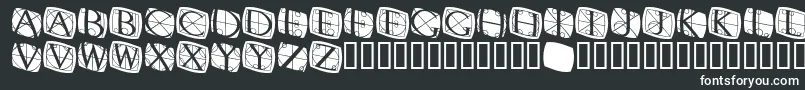 Rodgauer3round Font – White Fonts on Black Background