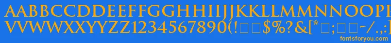 Подробнее о шрифте HeliosSsiBold Шрифт HeliosSsiBold – оранжевые шрифты на синем фоне