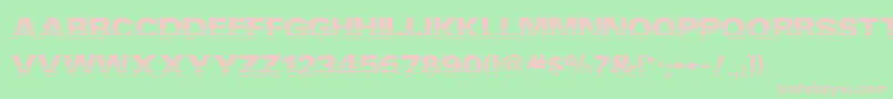 Venta ffy Font – Pink Fonts on Green Background