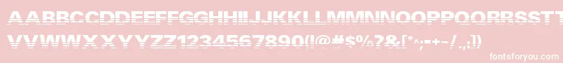 フォントVenta ffy – ピンクの背景に白い文字