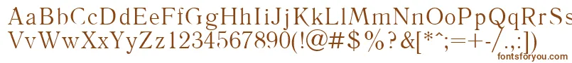 Шрифт Literpla – коричневые шрифты