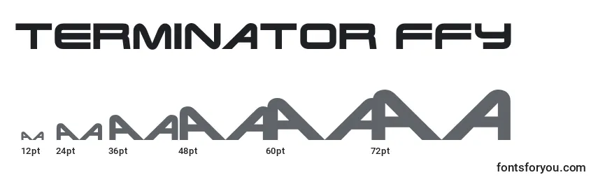 Terminator ffy Font Sizes