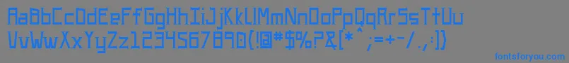 Подробнее о шрифте Uaserife Шрифт Uaserife – синие шрифты на сером фоне