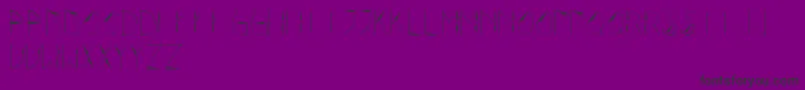 Rotor Font – Black Fonts on Purple Background