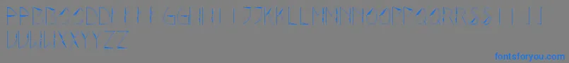 フォントRotor – 灰色の背景に青い文字