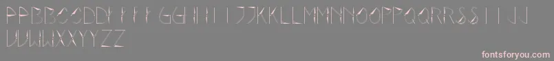 Rotor-Schriftart – Rosa Schriften auf grauem Hintergrund