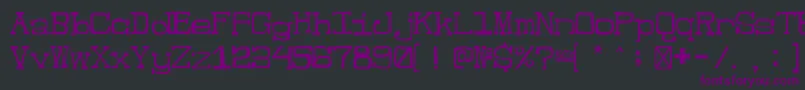 JesterRegular Font – Purple Fonts on Black Background